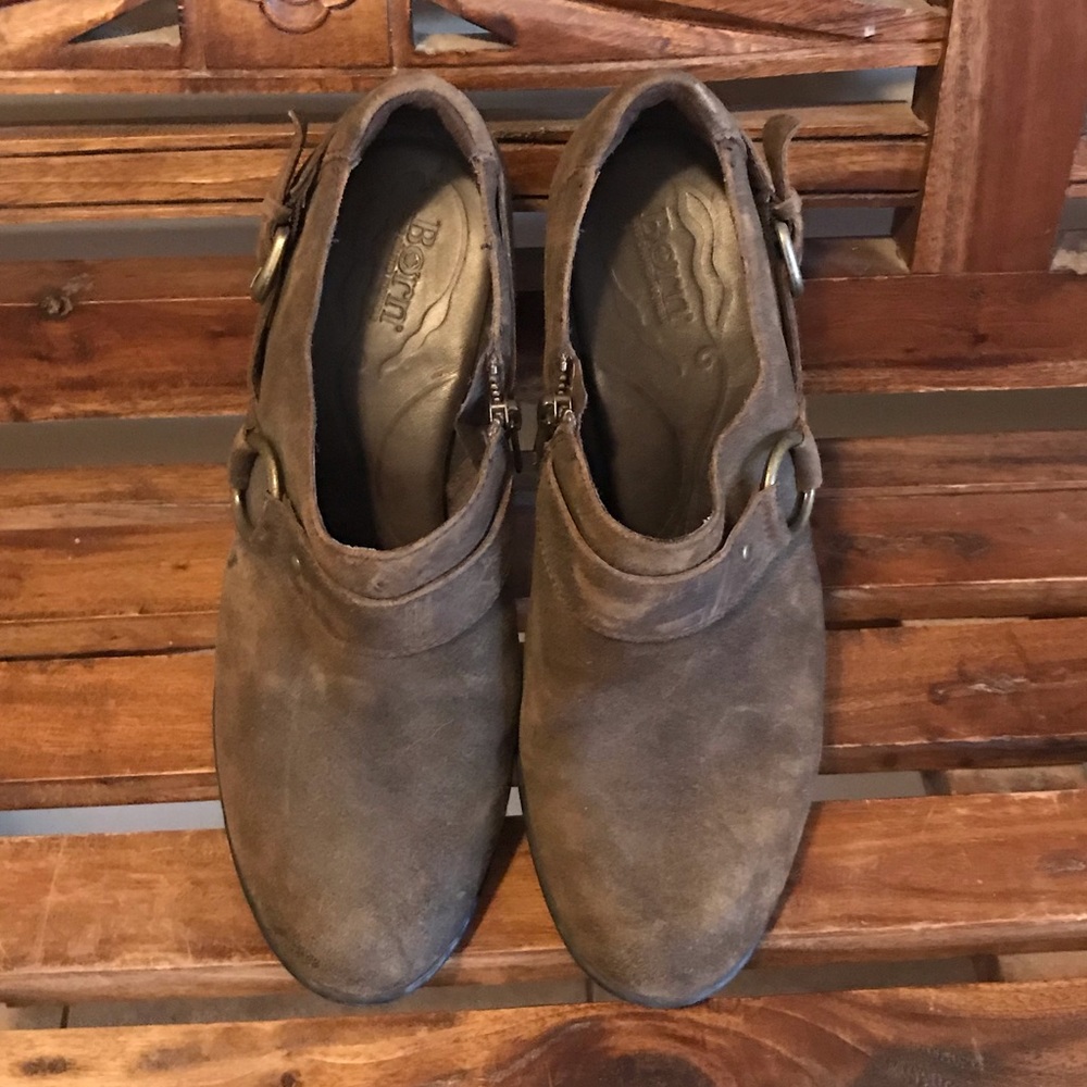 BORN Distressed Leather Western Shoes - Picture 6 of 6